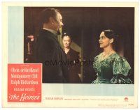 2p568 HEIRESS LC #6 '49 William Wyler, Ralph Richardson, Miriam Hopkins & Olivia de Havilland