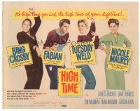 2p079 HIGH TIME TC '60 Blake Edwards directed, Bing Crosby, Fabian, sexy young Tuesday Weld!