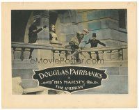 2p080 HIS MAJESTY THE AMERICAN TC '19 great image of Douglas Fairbanks Sr. jumping over balcony!