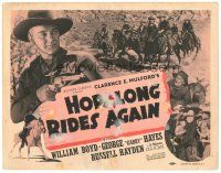 2p082 HOPALONG RIDES AGAIN TC R40s William Boyd as Clarence E. Mulford's Hopalong Cassidy!