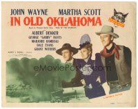 2p092 IN OLD OKLAHOMA TC '43 John Wayne, Martha Scott, Albert Dekker, oil drilling!