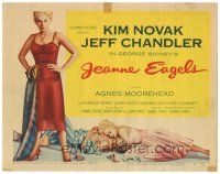 2p097 JEANNE EAGELS TC '57 full-length sexy Kim Novak & laying with Jeff Chandler