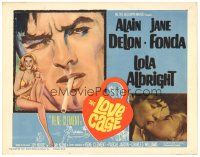 2p629 JOY HOUSE TC '64 Rene Clement's The Love Cage, art of super sexy Jane Fonda, Alain Delon!