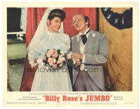 2p632 JUMBO LC #8 '62 great close up of Jimmy Durante & Martha Raye getting married!