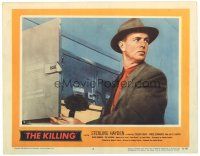2p637 KILLING LC #2 '56 directed by Stanley Kubrick, c/u of Sterling Hayden setting plan in motion