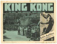 2p639 KING KONG LC #2 R52 Robert Armstrong & film crew stopped by hundreds of natives in village!