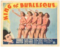 2p641 KING OF BURLESQUE LC '35 great portrait of five sexy chorus girls in swimsuits!
