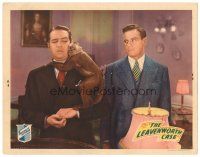2p666 LEAVENWORTH CASE LC '36 wacky image of Donald Cook with monkey hanging on his neck!