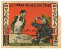 2p670 LIGHT OF WESTERN STARS LC '25 Zane Grey classic, waiter is surprised at cowboy Noah Beery!