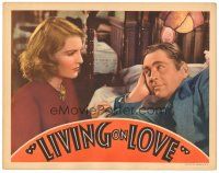 2p676 LIVING ON LOVE LC '37 close up of James Dunn looking lovingly at Whitney Bourne!