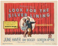 2p117 LOOK FOR THE SILVER LINING TC '49 art of June Haver & Ray Bolger dancing, Gordon MacRae