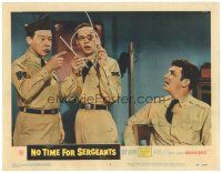2p753 NO TIME FOR SERGEANTS LC #2 '58 Andy Griffith looking at Myron McCormick & Don Knotts!