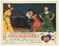 2p759 OKLAHOMA RKO LC #3 '56 Gloria Grahame at dance in Rodgers & Hammerstein musical!