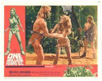 2p767 ONE MILLION YEARS B.C. LC #1 '66 sexiest prehistoric cave woman Raquel Welch grabbed by man!