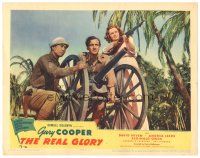 2p816 REAL GLORY LC '39 David Niven & Andrea Leeds with rifle standing by cannon!
