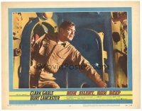 2p837 RUN SILENT, RUN DEEP LC #6 '58 great close up of Clark Gable in military submarine!