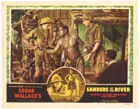 2p842 SANDERS OF THE RIVER LC #7 R47 c/u of Paul Robeson as Nigeria jungle native, Edgar Wallace