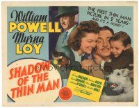 2p176 SHADOW OF THE THIN MAN TC '41 William Powell, Myrna Loy, Dickie Hall & Asta the Dog!
