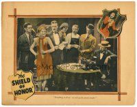 2p866 SHIELD OF HONOR LC '27 group of jewel thieves stop their talking to gawk at sexy Thelma Todd