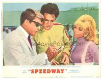 2p896 SPEEDWAY LC #6 '68 c/u of race car driver Elvis Presley, sexy Nancy Sinatra & Bill Bixby!