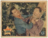2p900 STAR PACKER LC R30s great close up of young cowboy John Wayne in life or death struggle!