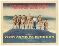 2p203 THEY CAME TO CORDURA TC '59 Gary Cooper, Rita Hayworth, Tab Hunter, Van Heflin, great image!