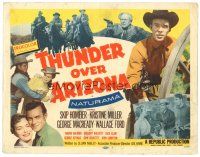 2p207 THUNDER OVER ARIZONA TC '56 gunslinger Skip Homeier & Kristine Miller, western action!
