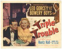 2p215 TRIPLE TROUBLE TC '50 Leo Gorcey and the Bowery Boys in prison!