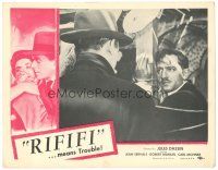 2p823 RIFIFI LC '56 best close up of director Jules Dassin as the informant tied to pole!
