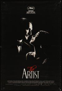 2t064 ARTIST DS 1sh '11 Jean Dujardin, Berenice Bejo, James Cromwell!
