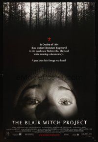2t102 BLAIR WITCH PROJECT DS 1sh '99 Daniel Myrick & Eduardo Sanchez horror cult classic!