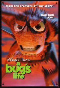 2t122 BUG'S LIFE DS 1sh '98 Walt Disney Pixar CG cartoon, c/u of grasshopper!