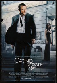 2t128 CASINO ROYALE advance DS 1sh '06 Daniel Craig as James Bond & sexy Eva Green!