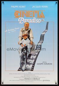 2t139 CINEMA PARADISO int'l 1sh '90 Nuovo Cinema Paradiso, Giuseppe Tornatore, Philippe Noiret!