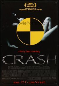 2t154 CRASH 1sh '96 David Cronenberg, James Spader & sexy Deborah Kara Unger!