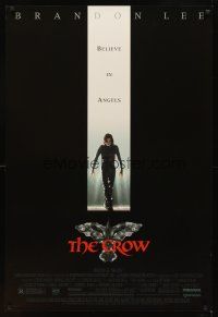 2t160 CROW 1sh '94 Brandon Lee's final movie, believe in angels, cool image!