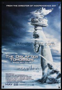2t181 DAY AFTER TOMORROW style AS advance DS 1sh '04 cool image of frozen Statue of Liberty!