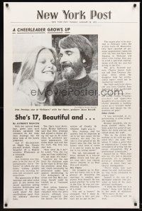 2t190 DEFIANCE OF GOOD newspaper style 1sh '74 Jean Jennings, a cheerleader grows up!