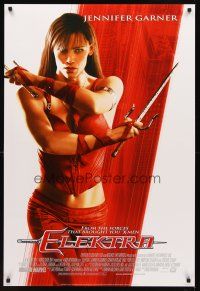 2t225 ELEKTRA style B int'l DS 1sh '05 super sexy Marvel comic book hero Jennifer Garner!