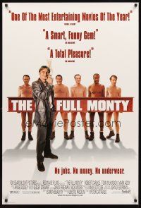 2t272 FULL MONTY style C int'l DS 1sh '97 Peter Cattaneo, Robert Carlyle, male strippers!