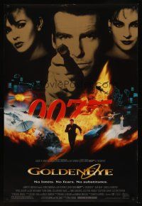 2t289 GOLDENEYE DS 1sh '95 Pierce Brosnan as James Bond 007, Isabella Scorupco!