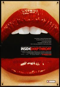 2t361 INSIDE DEEP THROAT advance DS 1sh '05 the most profitable film in movie history!