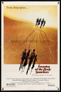 2t367 INVASION OF THE BODY SNATCHERS advance 1sh '78 Philip Kaufman classic remake!