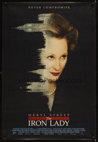 2t369 IRON LADY 1sh '11 cool image of Meryl Streep as Margaret Thatcher!