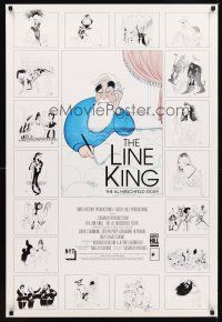 2t414 LINE KING 1sh '96 The Al Hirschfeld Story, art of The Marx Bros., Streisand, Hepburn & more!