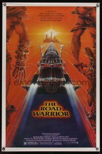 2t437 MAD MAX 2: THE ROAD WARRIOR 1sh '81 Mel Gibson returns as Mad Max, art by Commander!