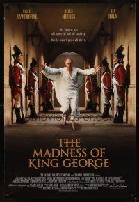 2t439 MADNESS OF KING GEORGE int'l DS 1sh '94 cool image of Nigel Hawthorne in title role!