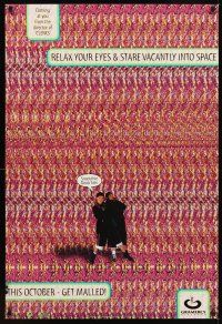 2t442 MALLRATS style A teaser DS 1sh '95 Kevin Smith, Snootchie Bootchies, cool magic eye design!