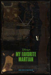 2t486 MY FAVORITE MARTIAN foil mirror advance 1sh '99 Christopher Lloyd, Jeff Daniels