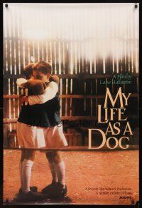 2t488 MY LIFE AS A DOG 1sh '85 Lasse Hallstrom's Mitt liv som hund, cute image of kids!